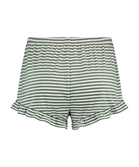Short Velours à volants, Vert