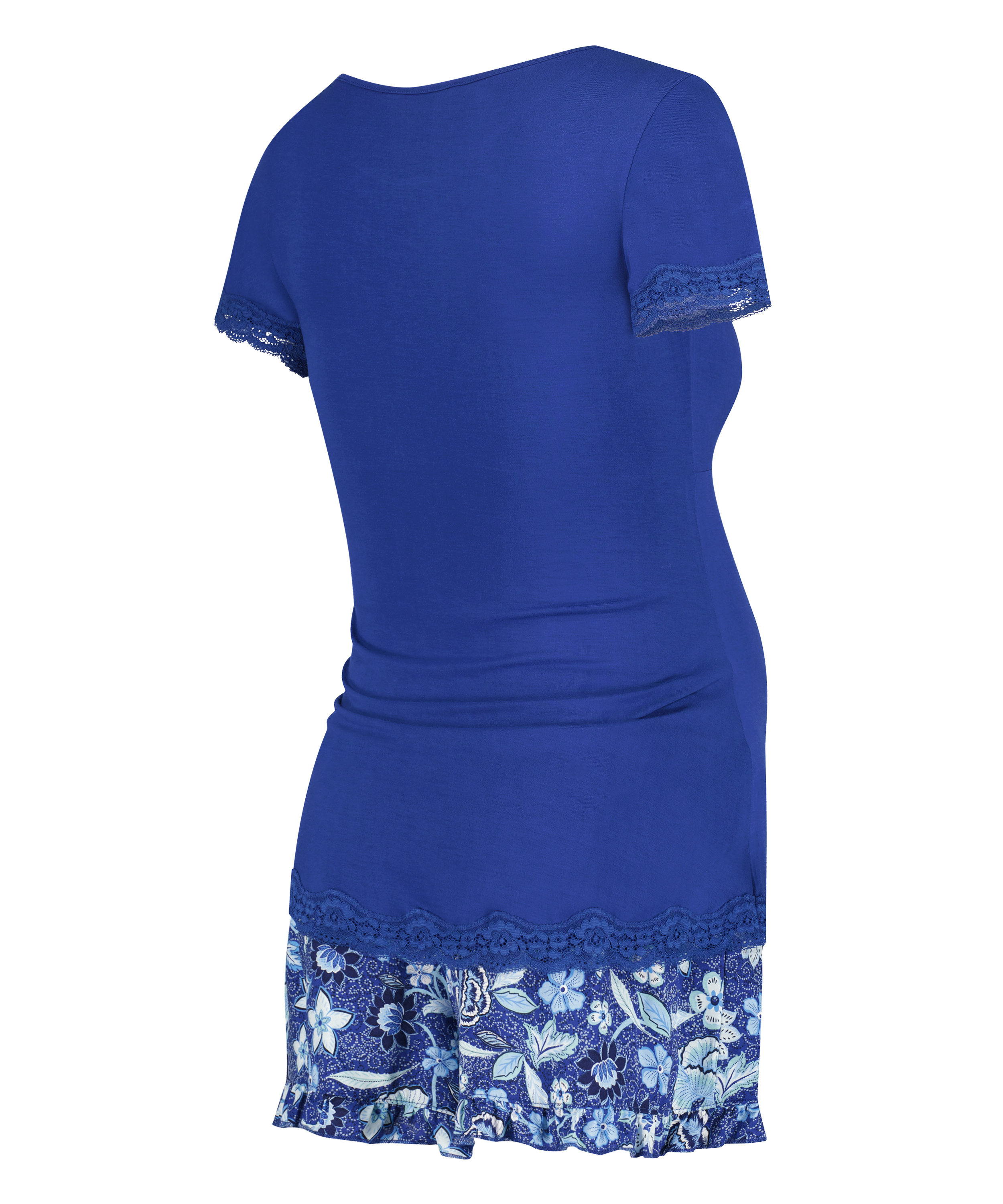 Ensemble pyjama d'allaitement, Bleu, main