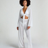 Pantalon de plage en maille, Blanc