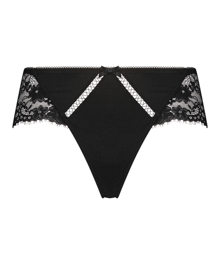 Boxer string Yvenne, Noir