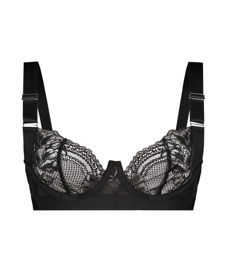 Soutien-gorge à armatures non-préformé Donna Sparkle, Noir