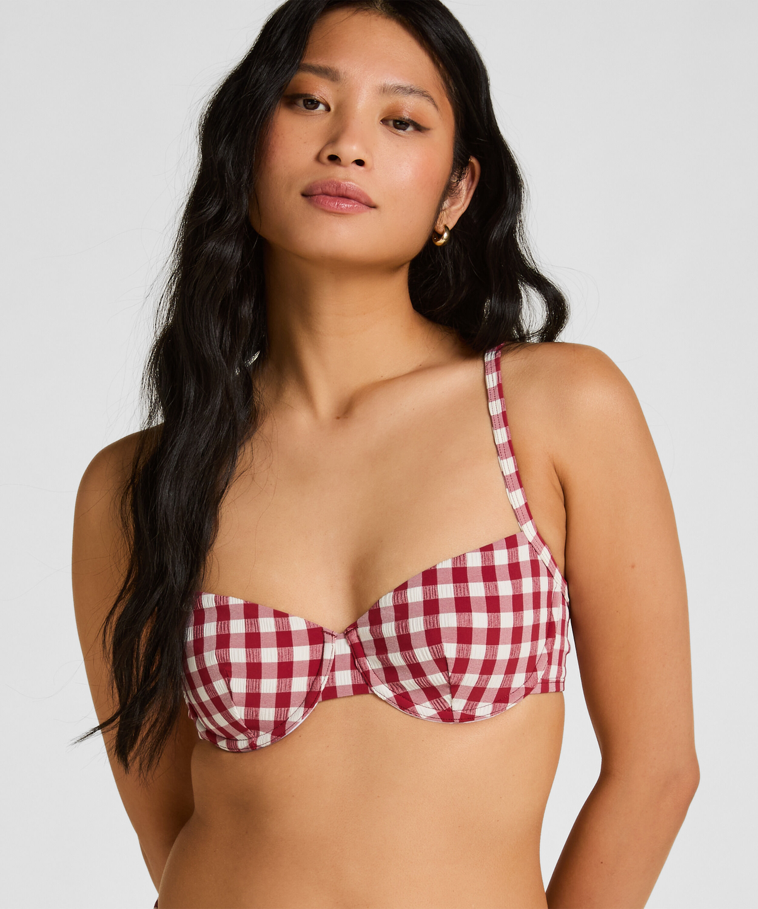Haut de Bikini à Armatures sans Rembourrage Amalfi, Rouge Haut de Bikini à Armatures sans Rembourrage Amalfi, Rouge