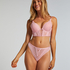 Soutien-gorge Push-Up rembourré à armatures longline Selina, Rose