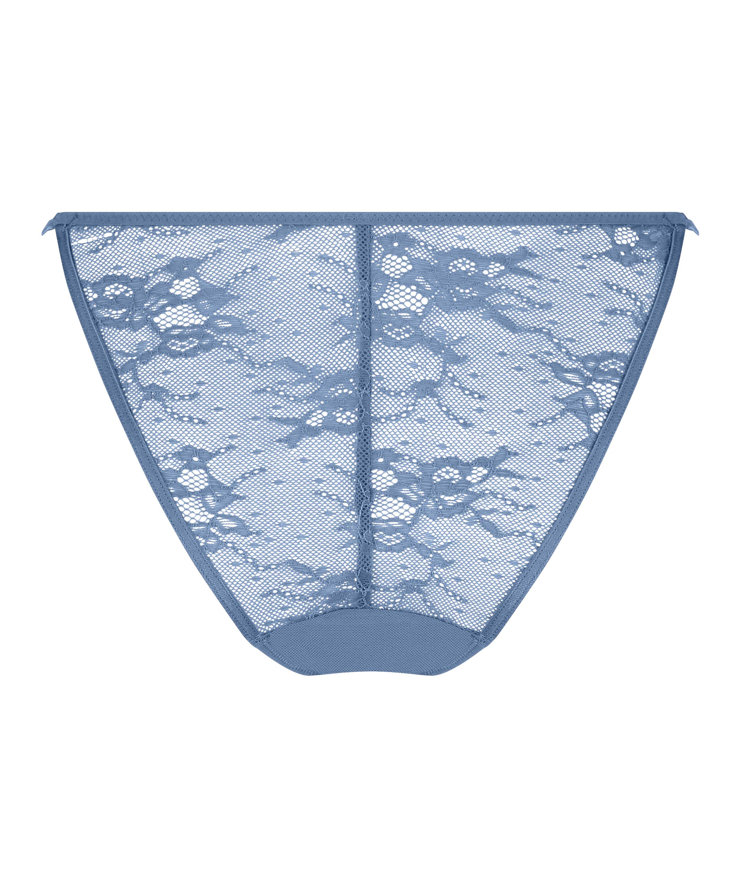 Slip brésilien Molly, Bleu, main