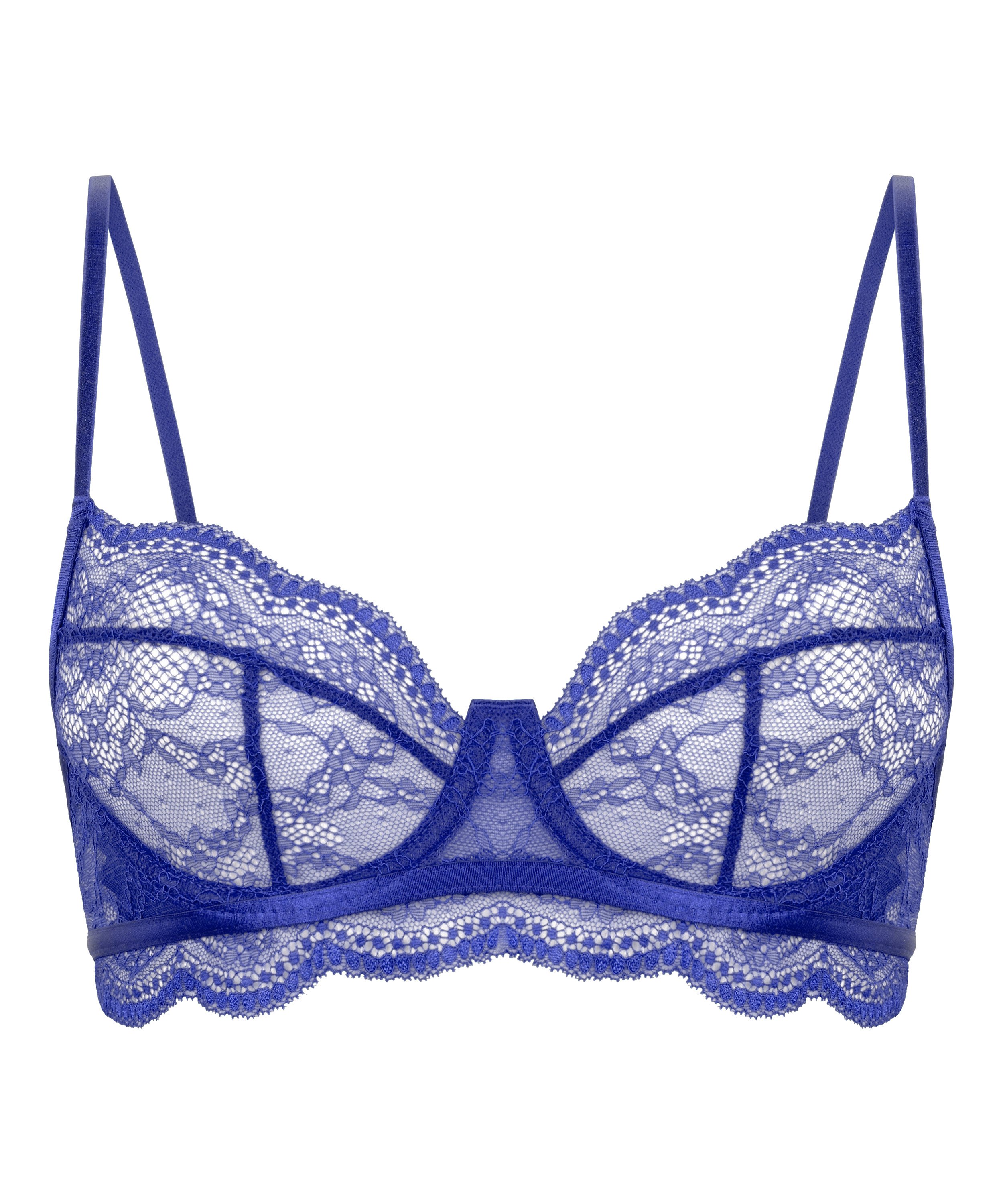 Soutien-gorge non-rembourré à armatures Isabelle, Bleu, main