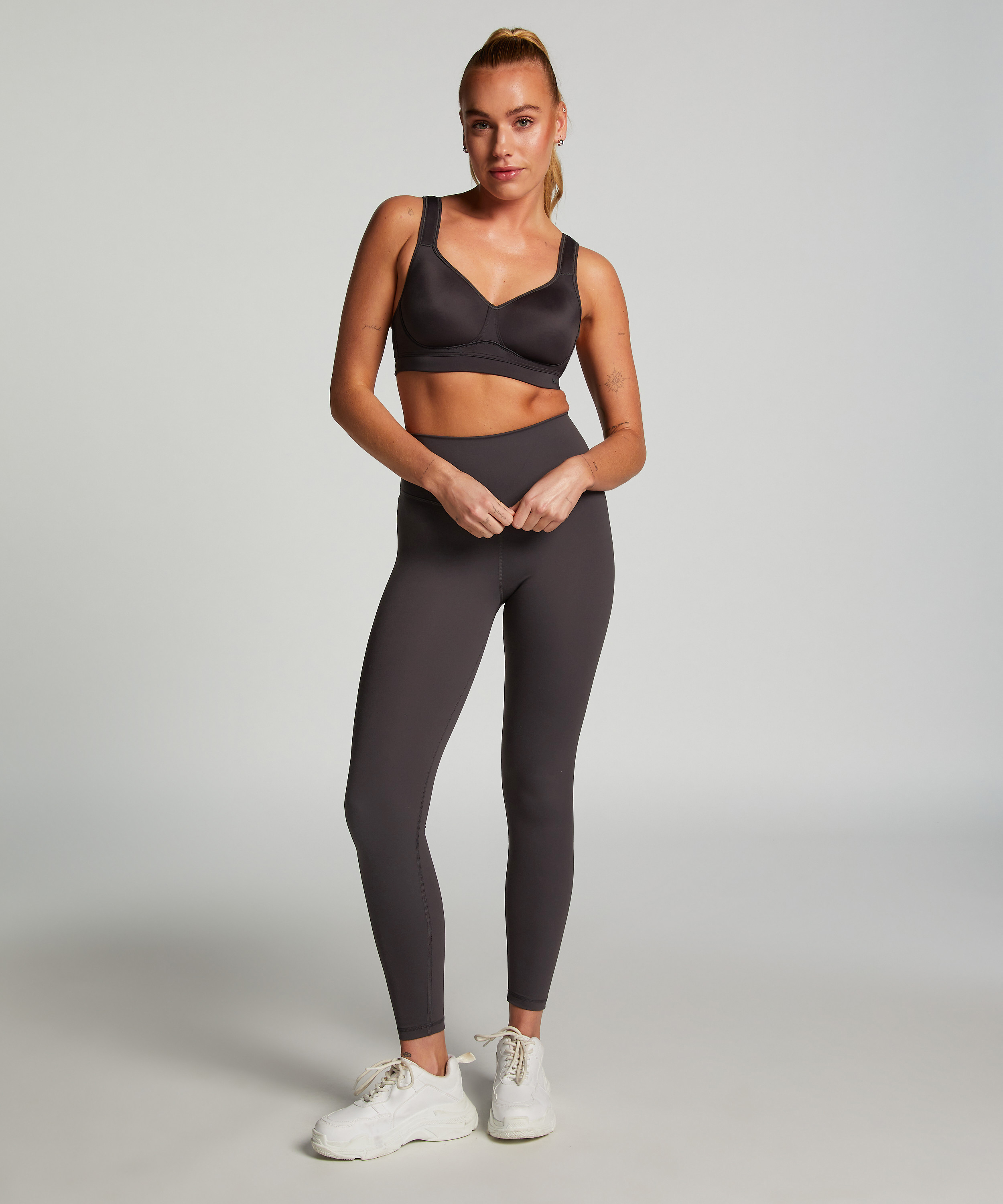 HKMX Soutien-gorge de sport The All Star Maintien niveau 2, Gris, main