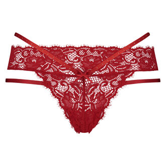 Slip br&eacute;silien Adele, Rouge