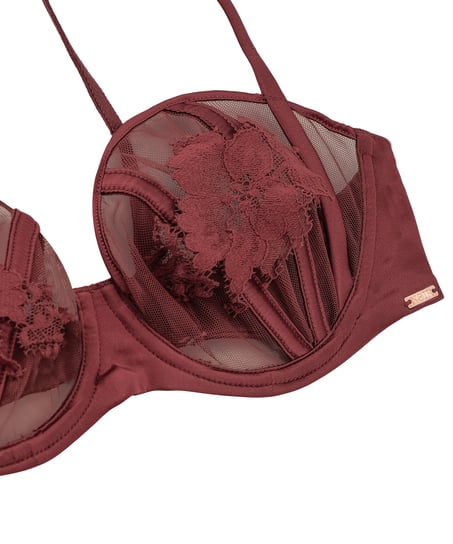 Soutien-gorge à armatures non-préformé Ember, Rouge