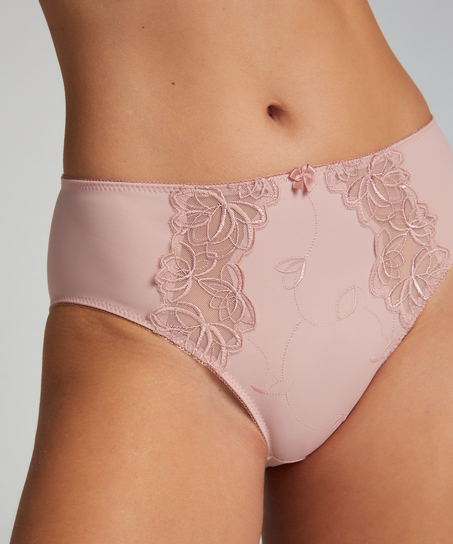 Slip taille haute Diva, Rose