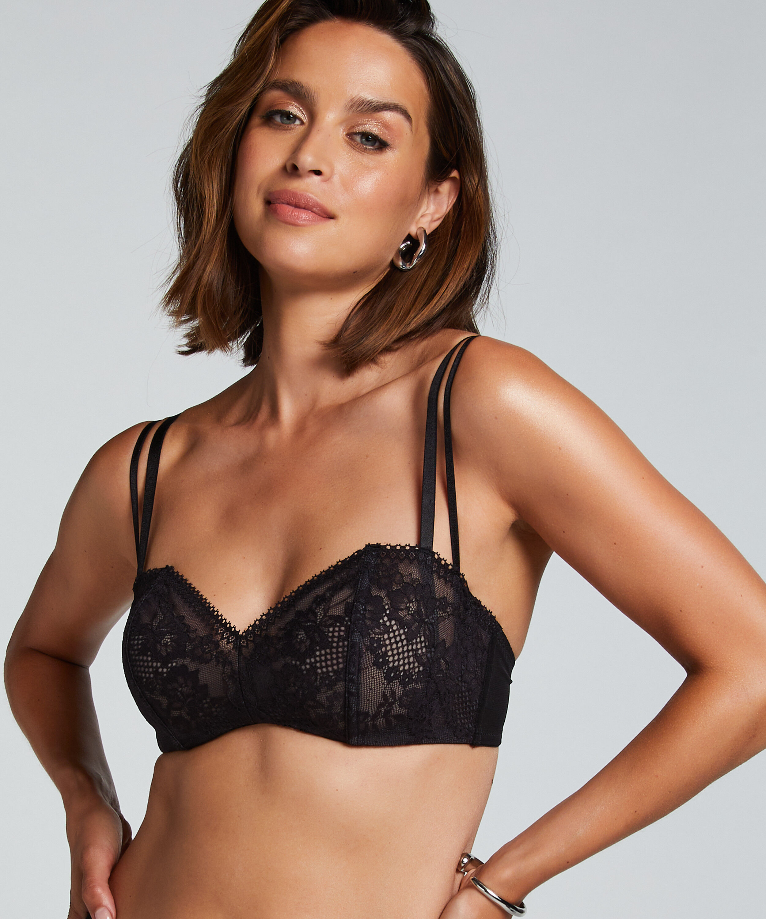 Soutien-gorge à armatures non préformé Vera, Noir Soutien-gorge à armatures non préformé Vera, Noir