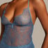 Camisole Lace Delphine, Bleu