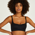 Soutien-gorge sans armatures préformé, Noir