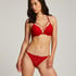 Soutien-gorge à armatures préformé push-up Mariah, Rouge