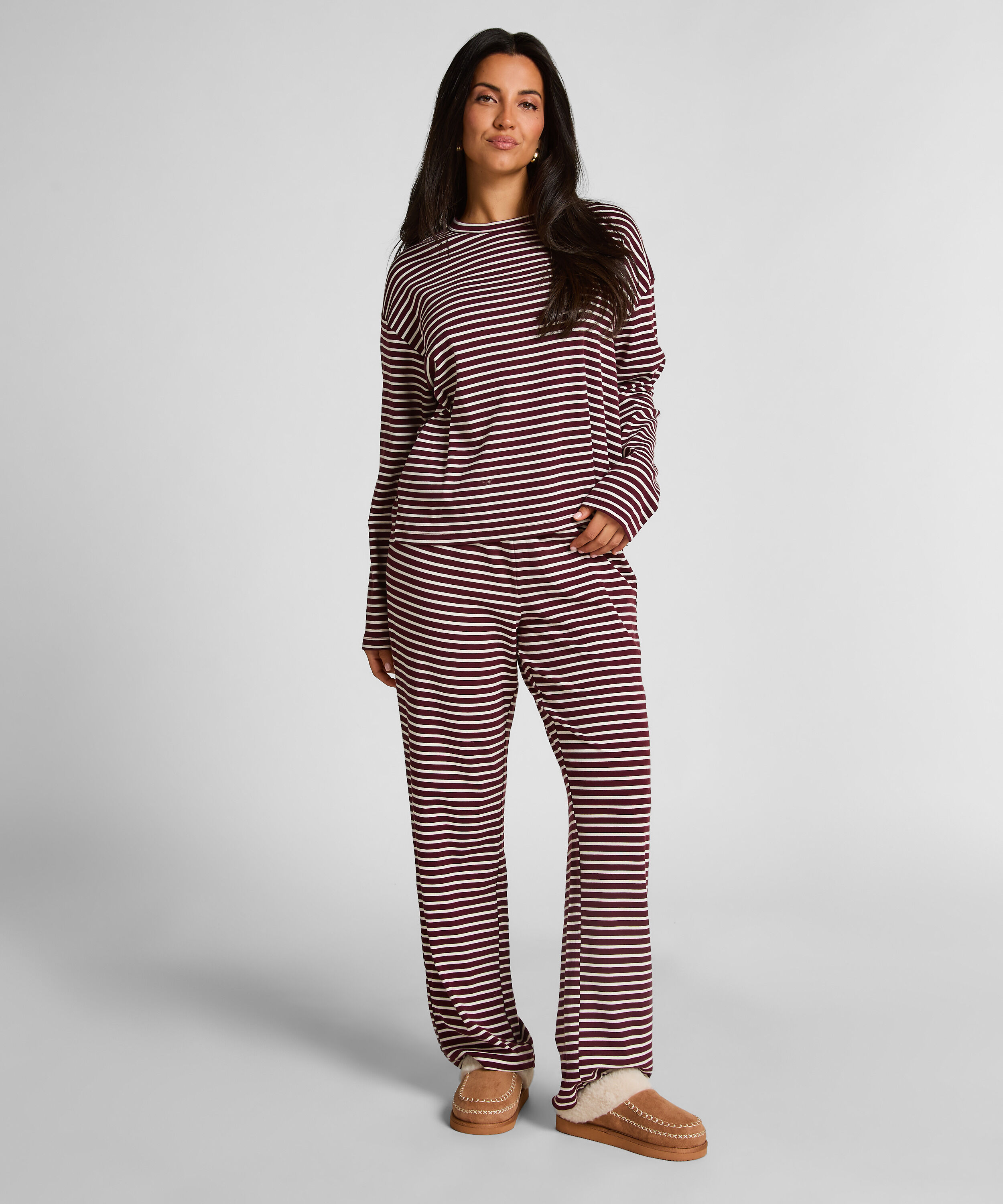 Pyjama en jersey de coton, Violet