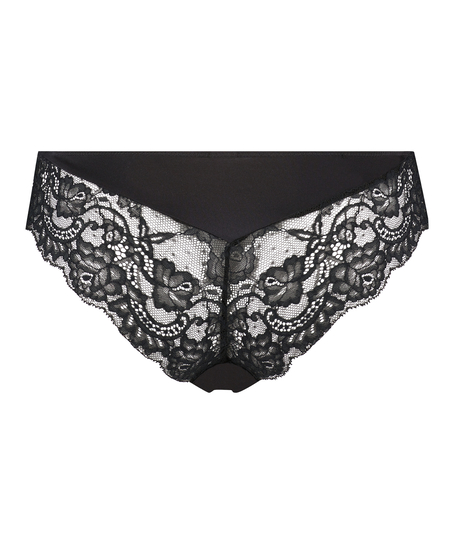 Slip br&eacute;silien Mavis, Noir