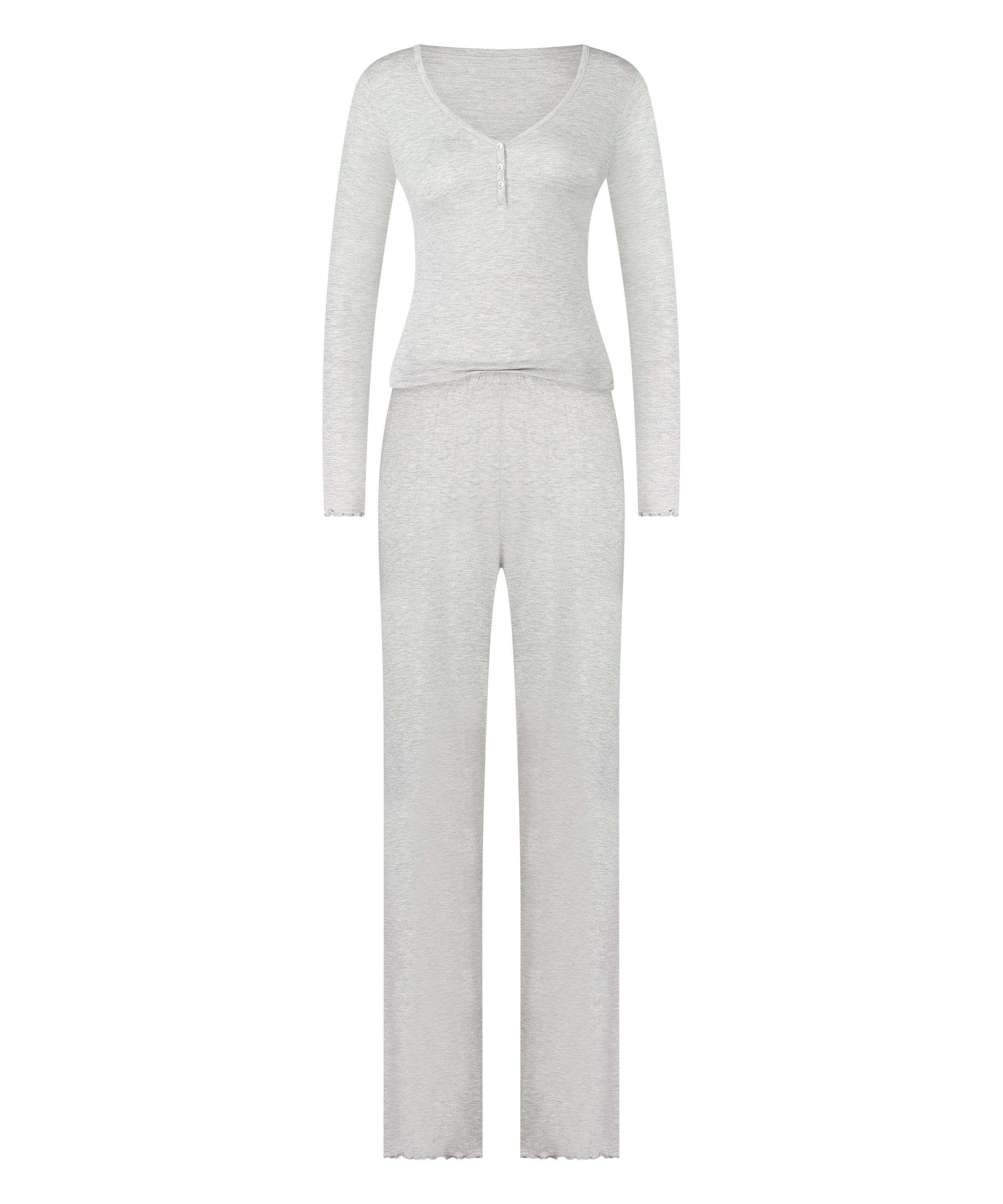 Ensemble de pyjama, Gris, main