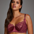 Soutien-gorge bustier préformé Poppy, Rouge