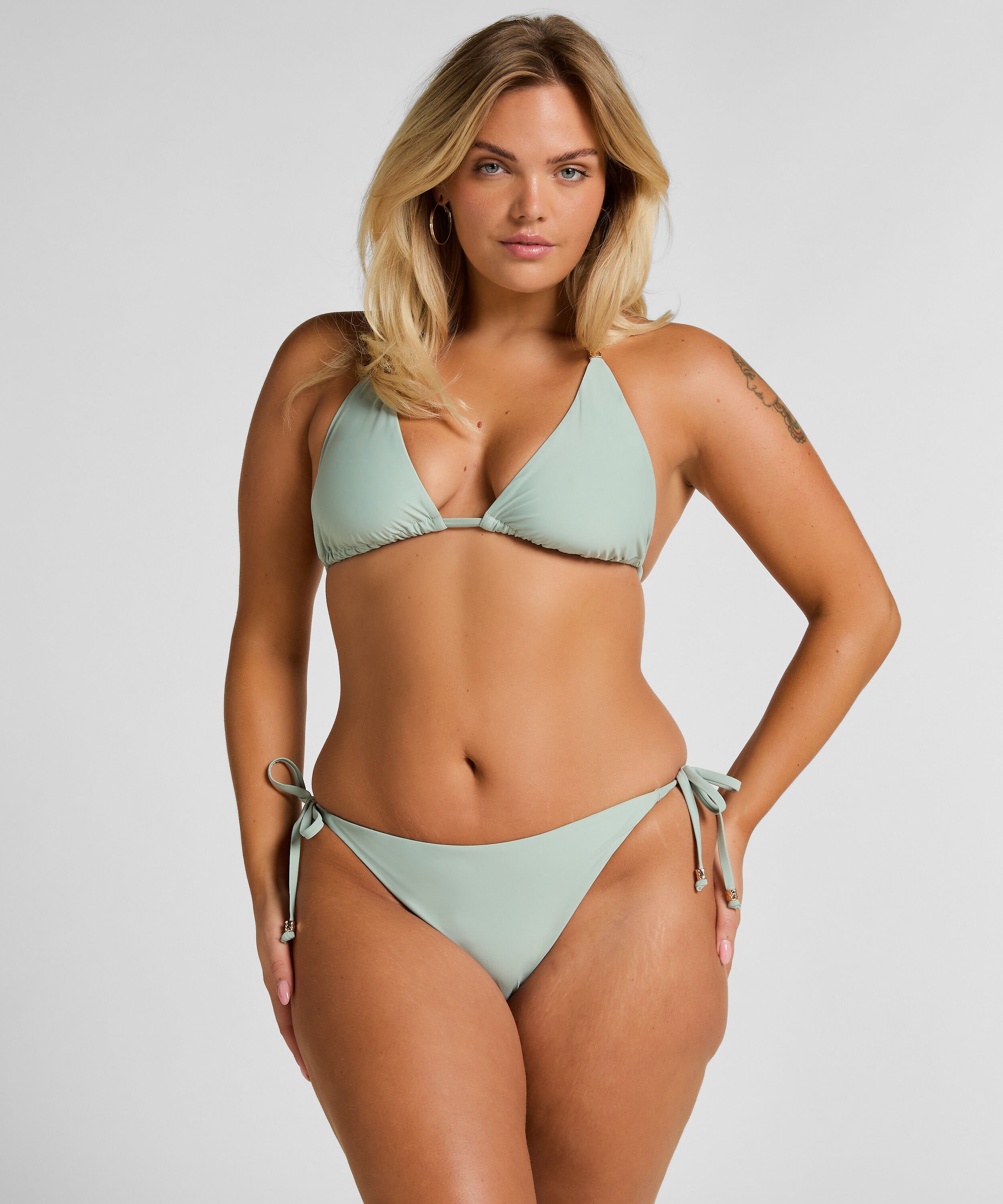 Bas de bikini Luxe, Vert