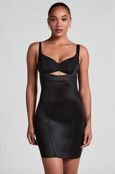 Hunkemöller Robe sculptante en dentelle scuba Noir