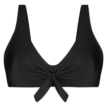 Anneau non ajusté haut de bikini Sunset Dreams, Noir