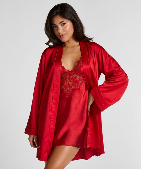 Kimono Satin, Rouge