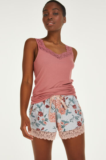 Hunkemöller Short en Jersey Gris