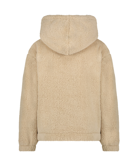 Sweat à Capuche polaire Snuggle, Beige