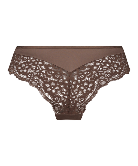 Slip brésilien Marine, Marron