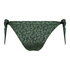Bas de bikini br&eacute;silien Tonal Leo, Vert