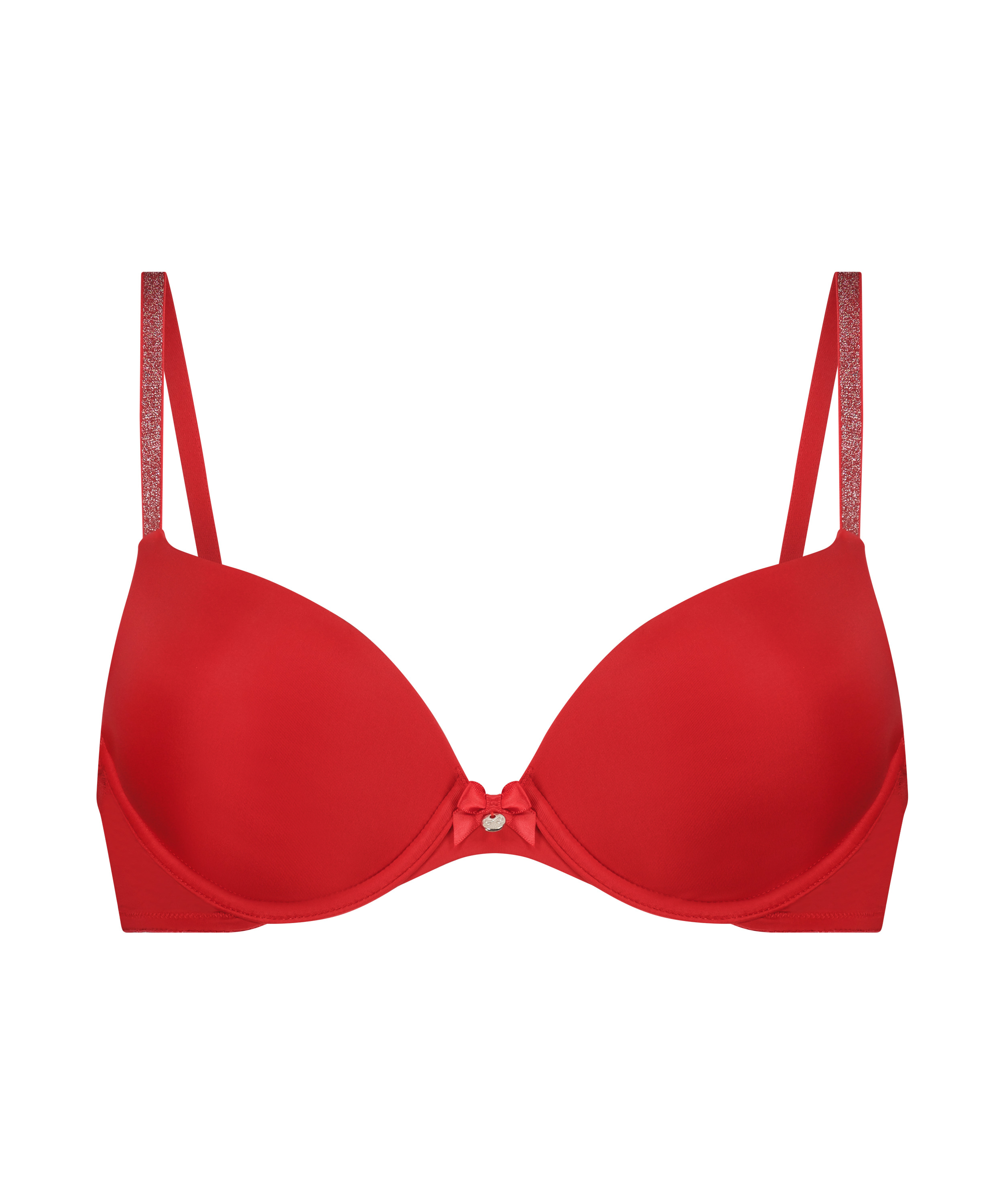 Soutien-gorge &agrave; armatures pr&eacute;form&eacute; Plunge, Rouge, main