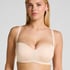 Soutien-gorge push-up sans bretelles à armatures préformé Smooth, Beige