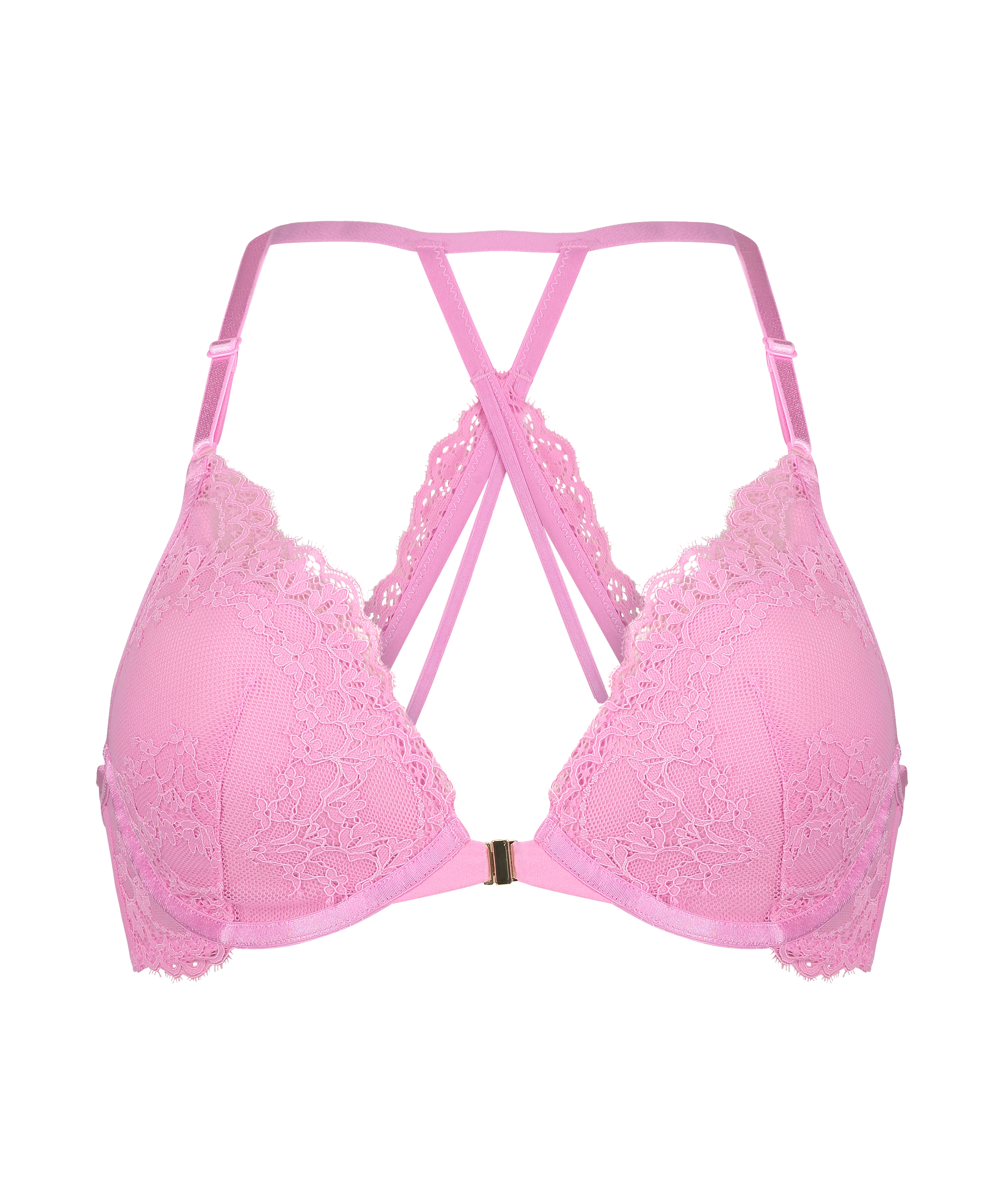Soutien-gorge push-up à armatures préformé Daisy, Rose, main