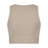 HKMX Soutien-gorge de sport sans couture, Beige