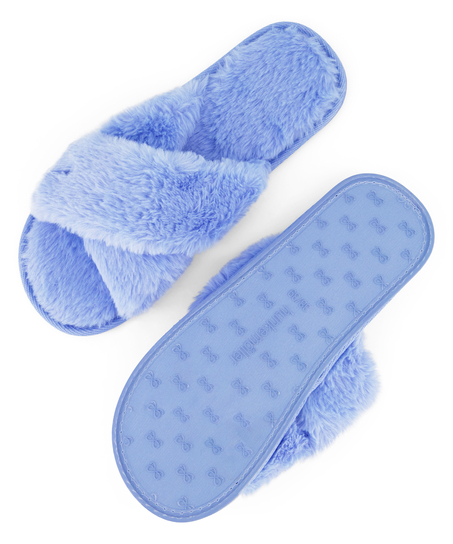 Chaussons Lia, Bleu