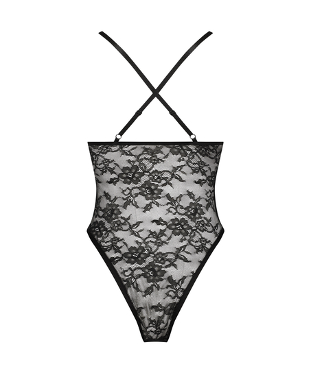 Body taille haute Sienna, Noir