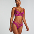 Soutien-gorge à armatures non-préformé longline Monet, Violet