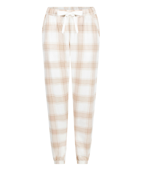 Pantalon de Pyjama Flanel, Beige