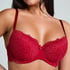 Soutien-gorge à armatures préformé Marine, Rouge