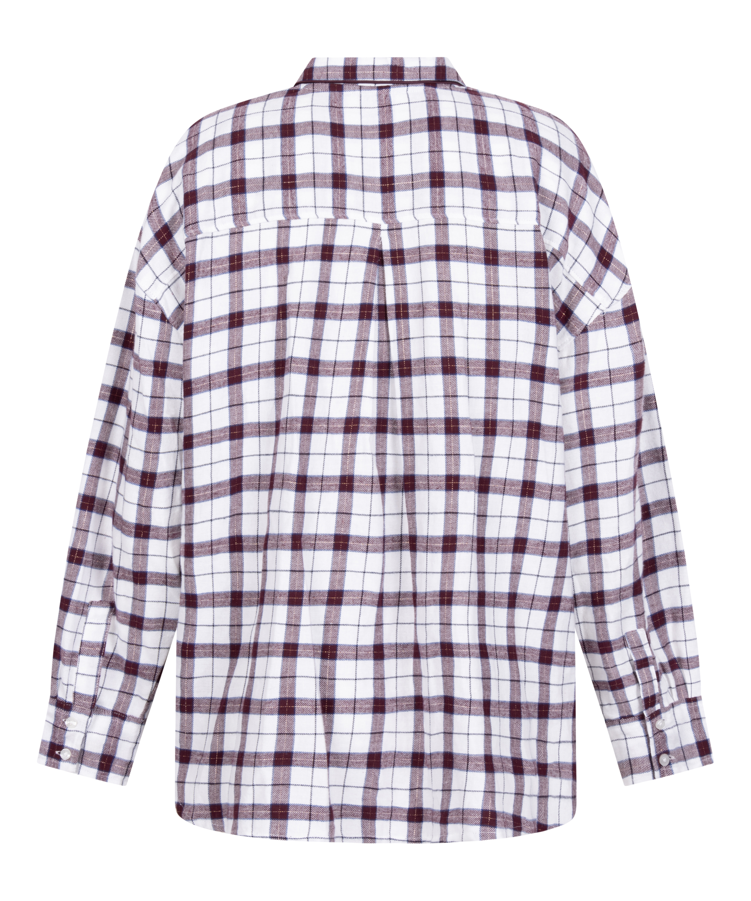 Haut de Pyjama Flanel, Blanc, main