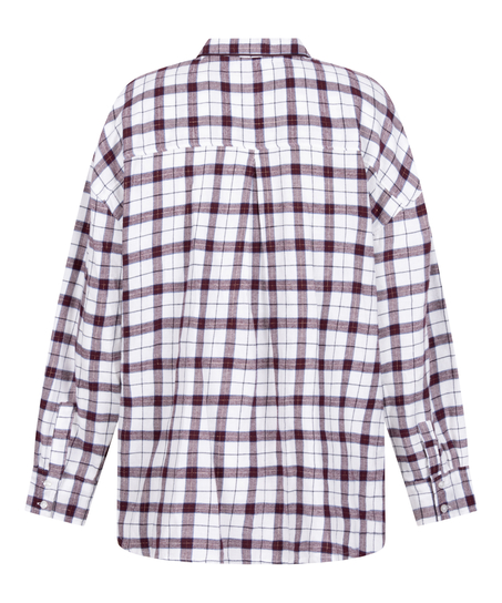 Haut de Pyjama Flanel, Blanc