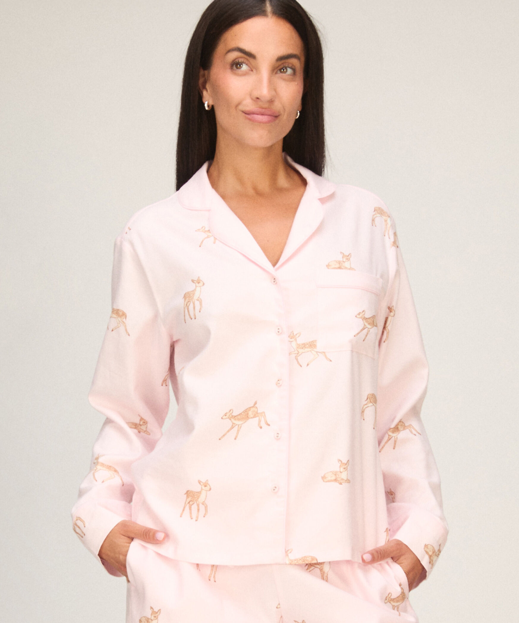 Chemise de pyjama Woven, Rose Chemise de pyjama Woven, Rose