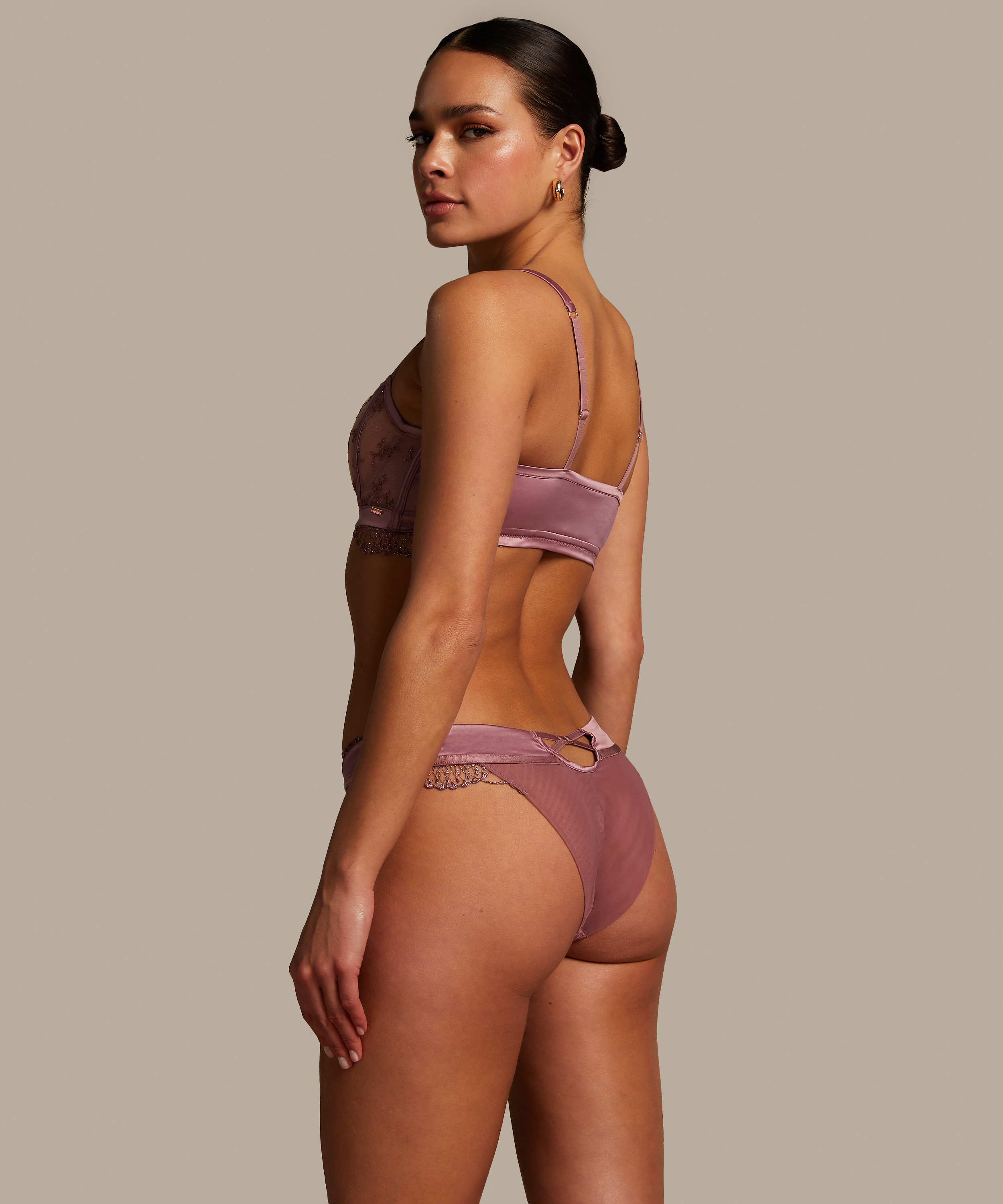 Soutien-gorge à armatures non-préformé Christine, Rose, main