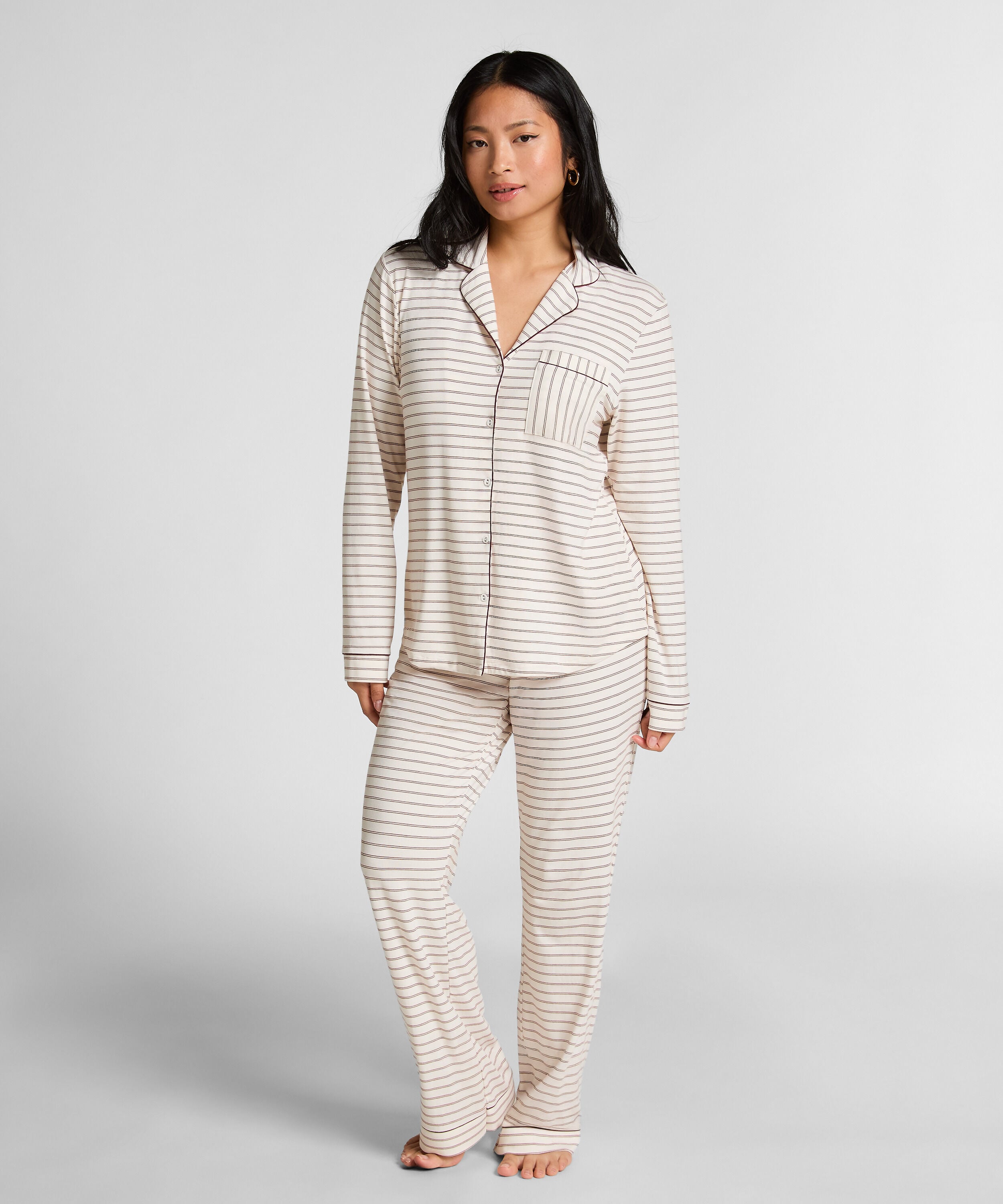 Pantalon en jersey Essential, Blanc Pantalon en jersey Essential, Blanc