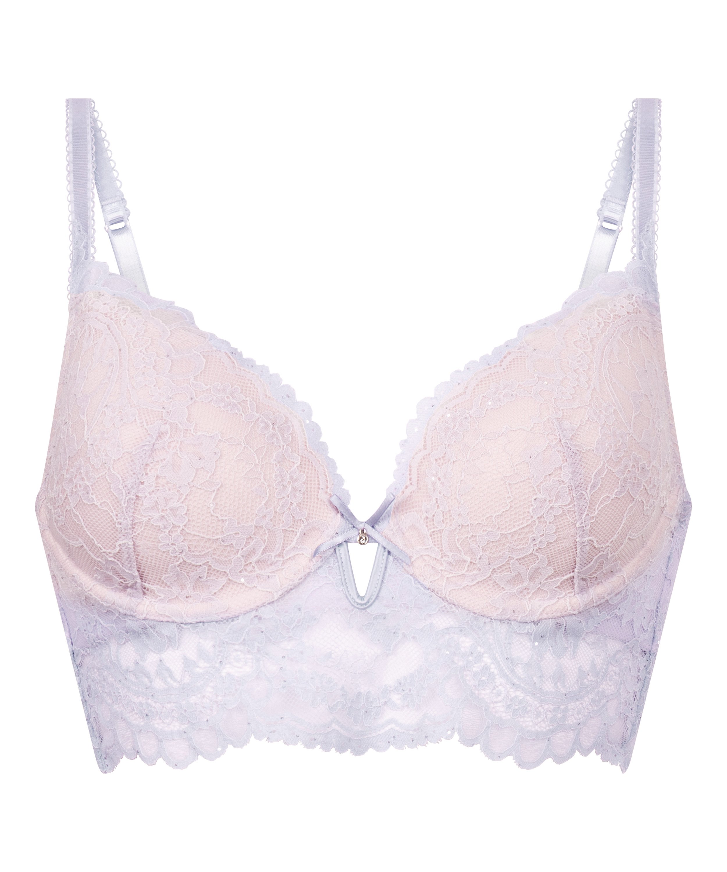 Soutien-gorge à armatures rembourré Isadora, Violet, main