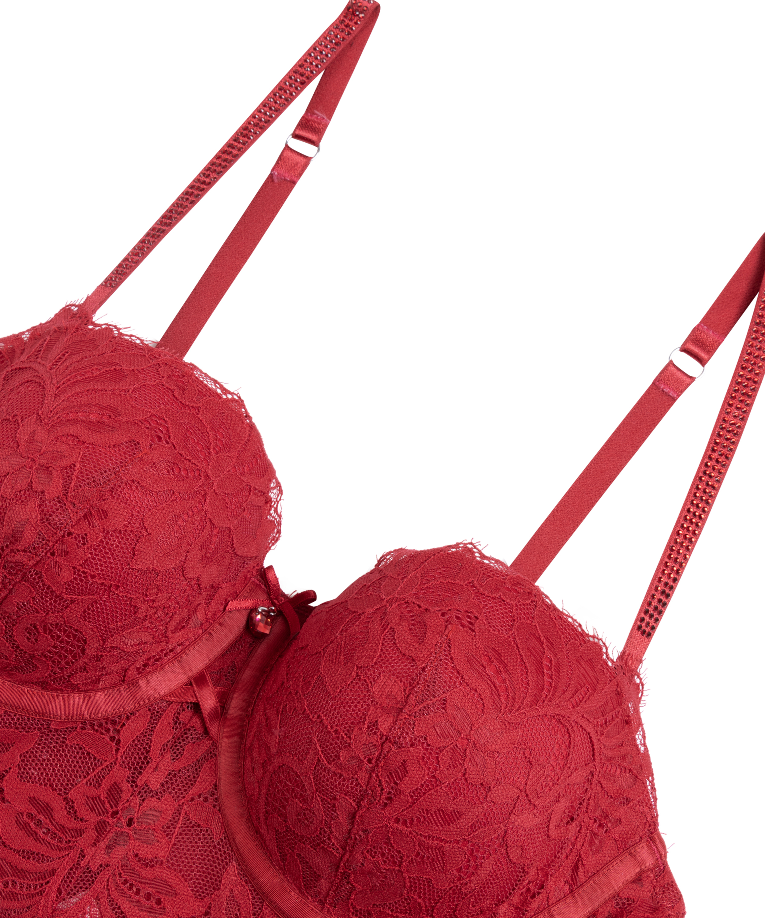 Bustier Charlotta, Rouge, main