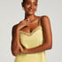 Haut de camisole Satin Dentelle, Jaune