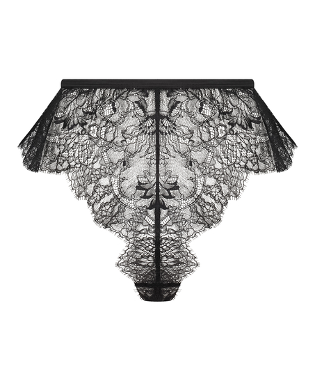 Culotte française Lace Camille, Noir