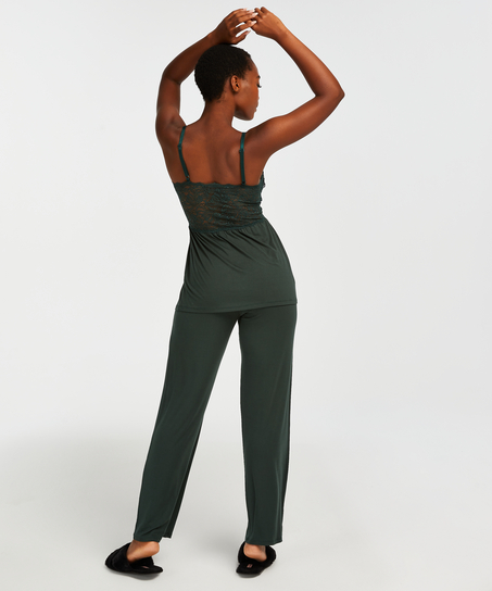 Tenue de pyjama Vera Lace, Vert