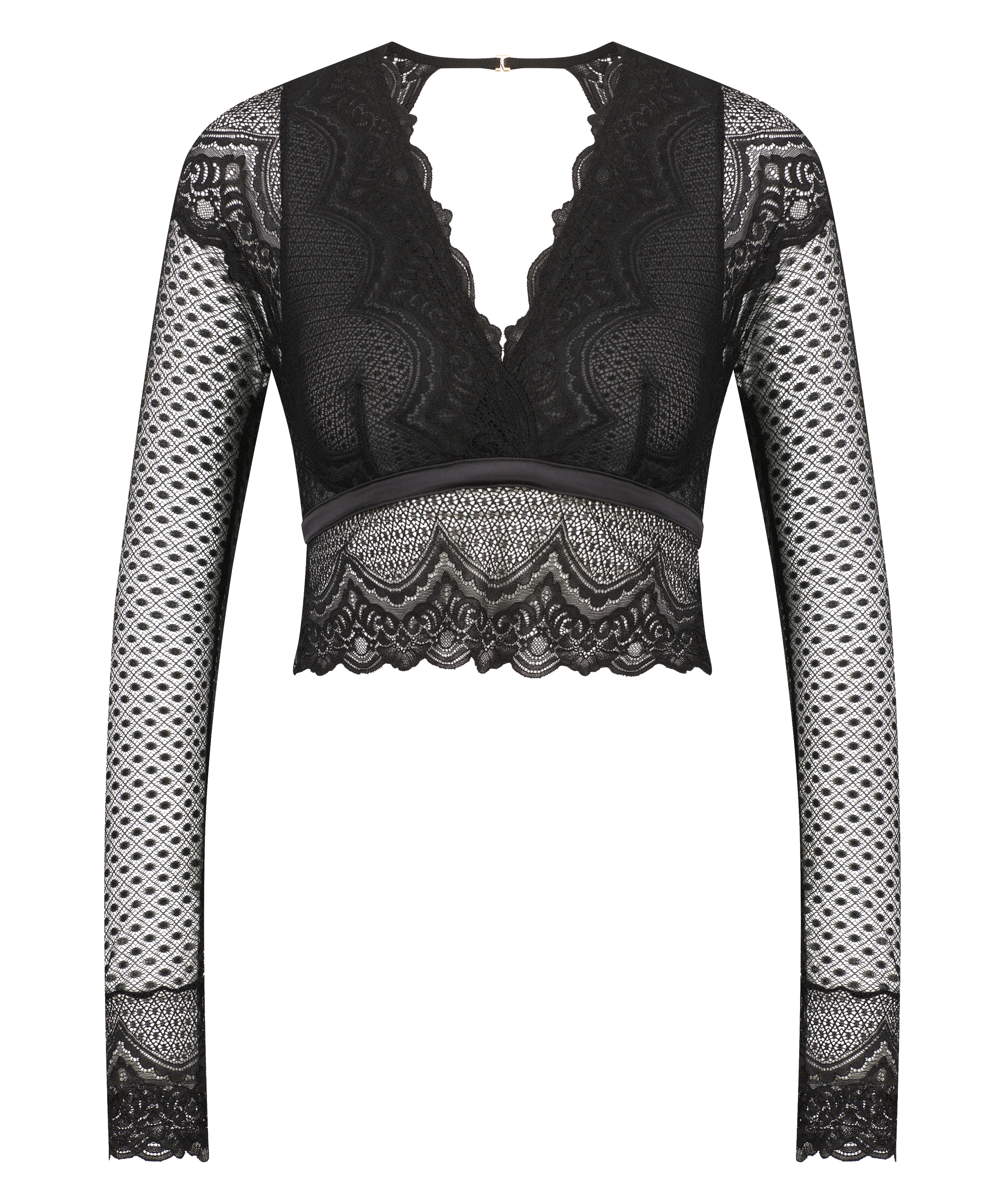 Bralette Lotta, Noir, main