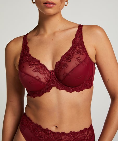 Soutien-gorge à armatures non-préformé Diva, Rouge